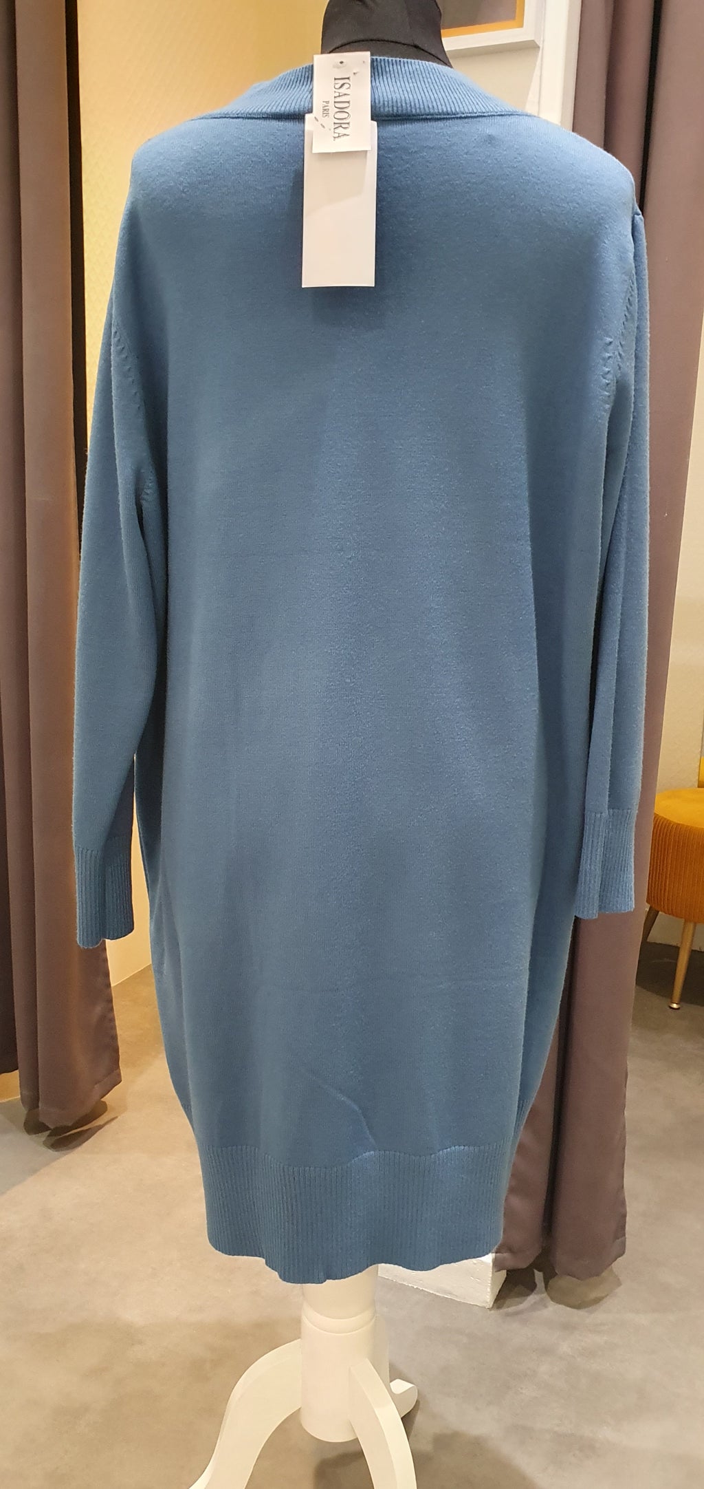 Robe pull bleue