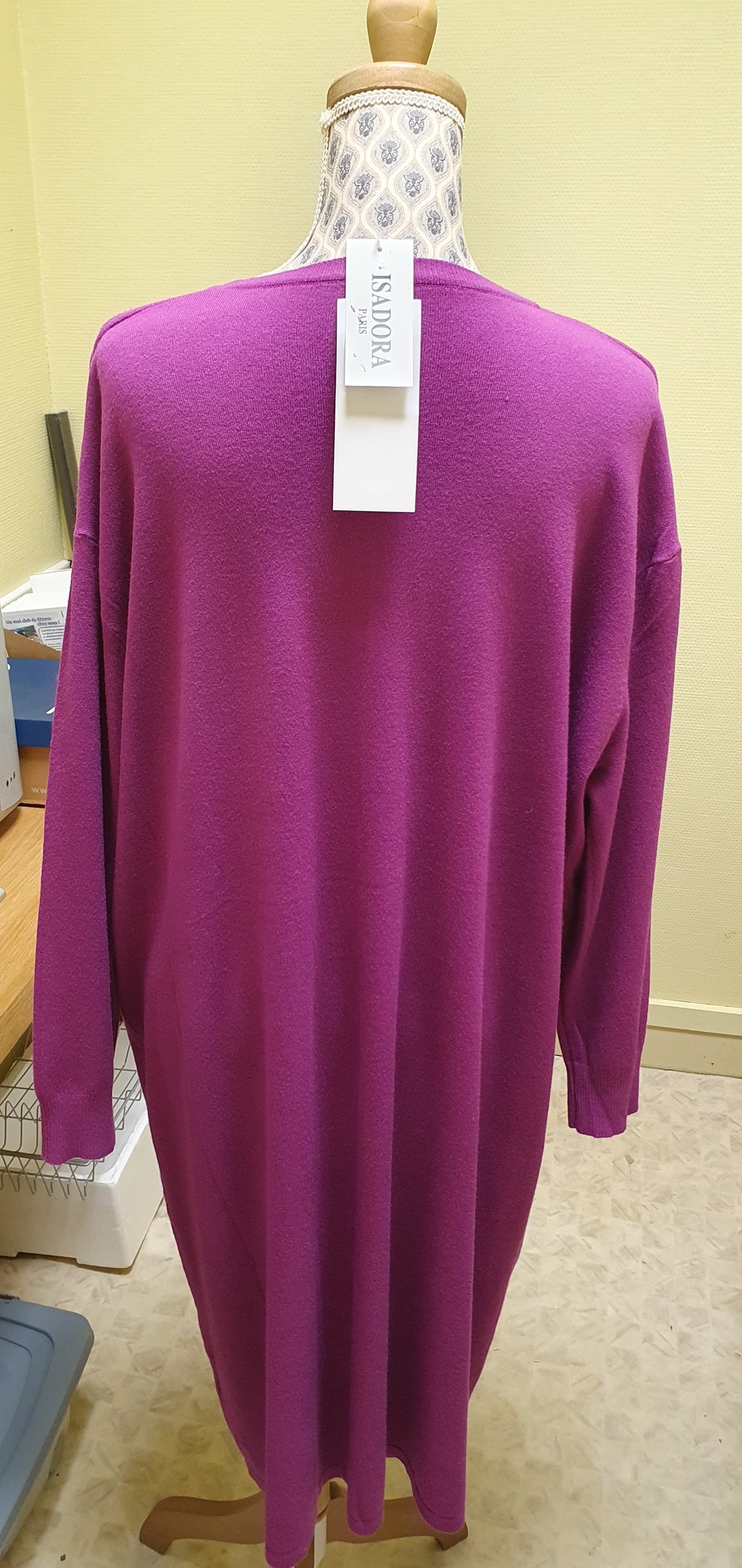 Robe pull fushia hyper confort